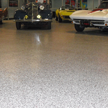 Granite Chip custom showroom floor