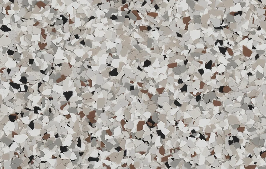 Coyote flake floor color sample