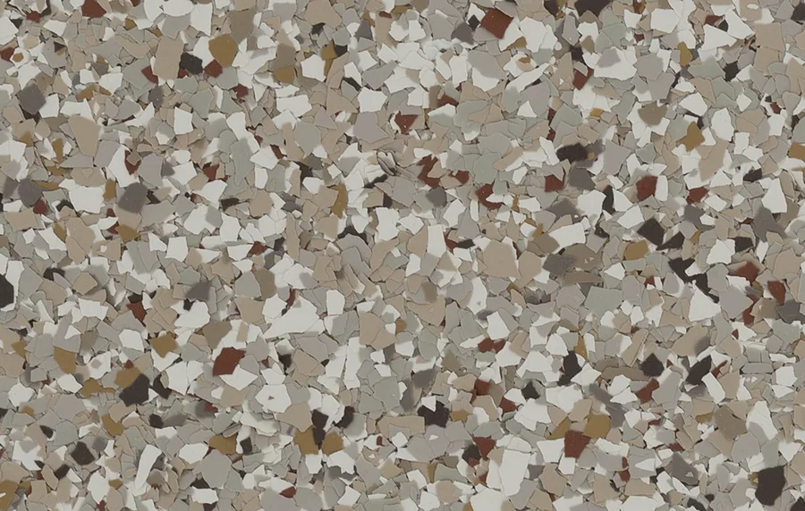 Creekbed flake floor color sample