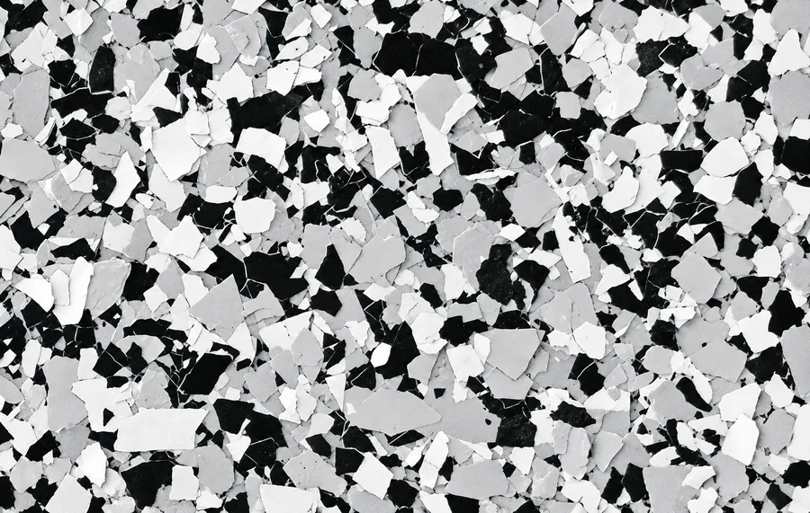 Graphite 2 flake floor color sample