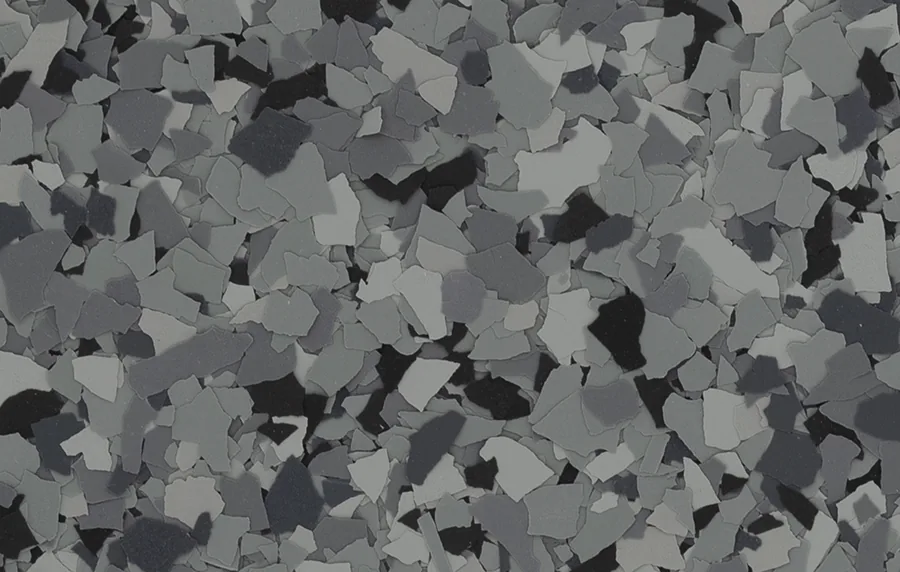 Nightfall flake floor color sample