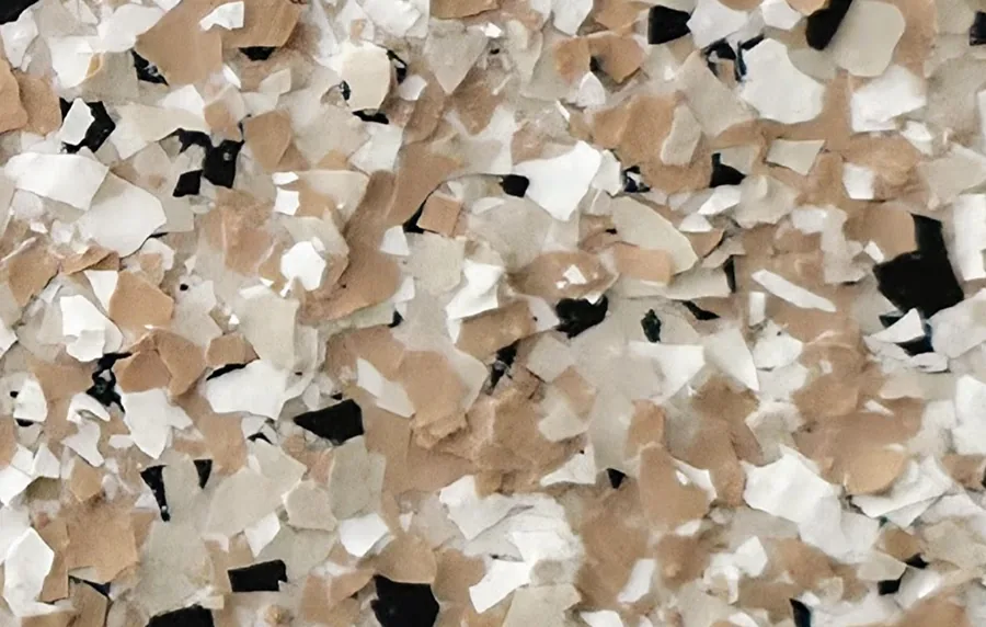 Sandstone flake floor color sample